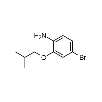 4-溴-2-异丁氧基苯胺结构式