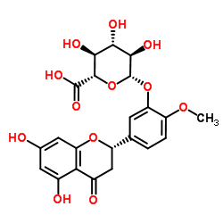 Hesperetin 3'-O-β-D-Glucuronide structure