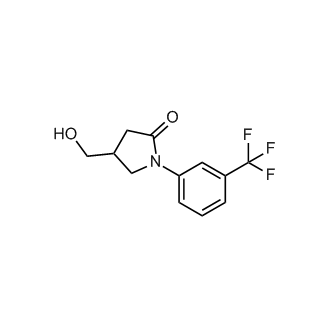 4-(Hydroxymethyl)-1-[3-(Trifluoromethyl)Phenyl]-2-Pyrrolidinone Structure