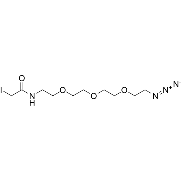 Iodoacetamide-PEG3-azide picture