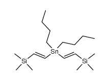 dibutylbis[(E)-2-trimethylsilylethenyl]stannane Structure