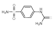 4-硫脲基-苯磺酰胺结构式