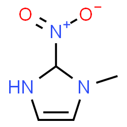 1H-Imidazole,2,3-dihydro-1-methyl-2-nitro-(9CI) structure