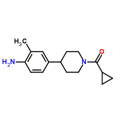 4-(4-氨基-3-甲基苯基)哌啶-1-基)(环丙基)甲酮图片