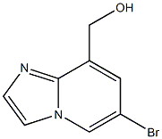 (6-Bromo-imidazo[1,2-a]pyridin-8-yl)-methanol结构式