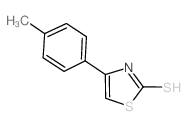 4-(4-METHYLPHENYL)-1,3-THIAZOLE-2-THIOL structure