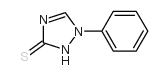 3H-1,2,4-Triazole-3-thione,1,2-dihydro-1-phenyl- Structure