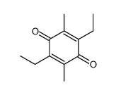 2,5-diethyl-3,6-dimethylcyclohexa-2,5-diene-1,4-dione结构式