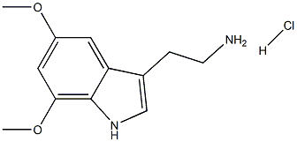 5,7-二甲氧基色胺盐酸盐结构式