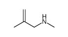 N,2-dimethylprop-2-en-1-amine结构式