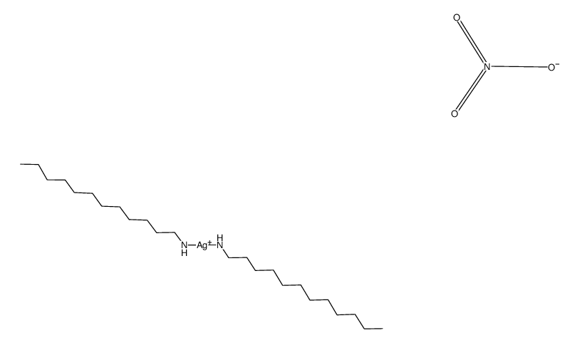 [Ag(dodecylamine)2]NO3 Structure