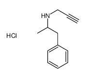 1-phenyl-N-prop-2-ynylpropan-2-amine,hydrochloride Structure