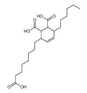 3-(7-carboxyheptyl)-6-hexylcyclohex-4-ene-1,2-dicarboxylic acid结构式