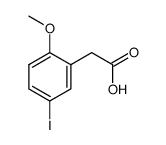 (5-iodo-2-methoxyphenyl)acetic acid结构式