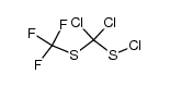 dichloro-trifluoromethylmercaptomethane sulphenic acid chloride结构式