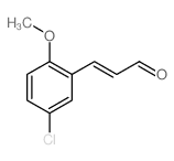 (E)-3-(5-chloro-2-methoxy-phenyl)prop-2-enal picture