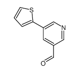 5-(2-THIENYL)NICOTINALDEHYDE structure