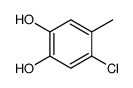 4-chloro-5-methylbenzene-1,2-diol Structure