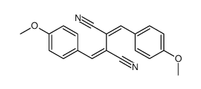 (2Z,3Z)-2,3-bis[(4-methoxyphenyl)methylidene]butanedinitrile Structure