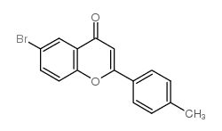 6-bromo-2-(4-methylphenyl)chromen-4-one Structure