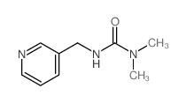 Urea,N,N-dimethyl-N'-(3-pyridinylmethyl)-结构式