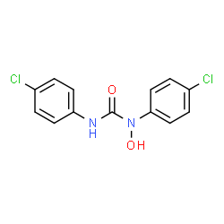 3-(4-CHLOROPHENYL)-1-(4-CHLOROPHENYL)-1-HYDROXYUREA Structure