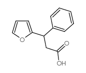 3-(furan-2-yl)-3-phenylpropanoic acid structure