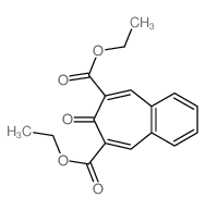 Diethyl 7-oxo-7H-benzo(a)cycloheptene-6,8-dicarboxylate Structure