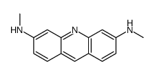 3-N,6-N-dimethylacridine-3,6-diamine结构式