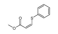 methyl 3-phenylsulfanylprop-2-enoate Structure