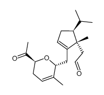 (6R)-[(4S)-isopropyl-(5S)-methyl-(5S)-(2-oxoethyl)-cyclopent-1-enylmethyl]-5-methyl-(2S)-[1-oxoethyl]-3,6-dihydro-2H-pyran Structure