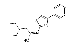 2-(diethylamino)-N-(4-phenyl-1,3-thiazol-2-yl)acetamide Structure