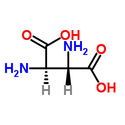 MESO-ALPHA,BETA-DIAMINOSUCCINIC ACID Structure