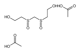 acetic acid,2-(2-hydroxyethylsulfinylmethylsulfinyl)ethanol结构式