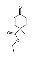 1-methyl-4-oxo-2,5-cyclohexadiene-1-carboxylic acid ethyl ester结构式