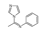 1-imidazol-1-yl-N-phenylethanimine Structure