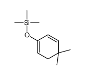 (4,4-dimethylcyclohexa-1,5-dien-1-yl)oxy-trimethylsilane结构式