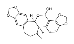 2,3:10,11-Bis(methylenedioxy)-16-methylrheadan-8β-ol结构式