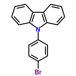 9-(4-Bromophenyl)carbazole Structure