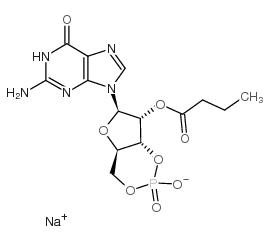 2'-O-MB-CGMP SODIUM SALT structure