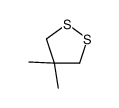 4,4-dimethyldithiolane Structure