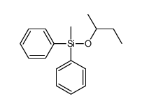 butan-2-yloxy-methyl-diphenylsilane Structure