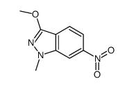 3-methoxy-1-methyl-6-nitroindazole结构式