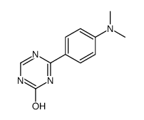 6-[4-(dimethylamino)phenyl]-1H-1,3,5-triazin-2-one结构式