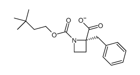 (2R)-2-benzyl-1-(3,3-dimethylbutoxycarbonyl)azetidine-2-carboxylate Structure