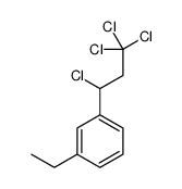 1-ethyl-3-(1,3,3,3-tetrachloropropyl)benzene Structure