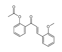 [2-[3-(2-methoxyphenyl)prop-2-enoyl]phenyl] acetate Structure