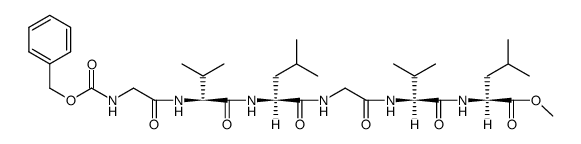 Z-Gly-Val-Leu-Gly-Val-Leu-OMe结构式