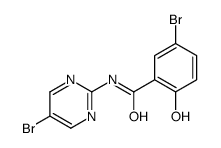 5-bromo-N-(5-bromopyrimidin-2-yl)-2-hydroxybenzamide Structure