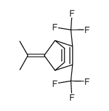 7-(1-methylethylidene)-2,3-bis(trifluoromethyl)bicyclo<2.2.1>hepta-2,5-diene Structure